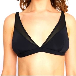Parade Dream Fit Plunge Bralette Black